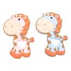 Girafas de silicone