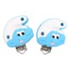 Clipe Smurfs em silicone